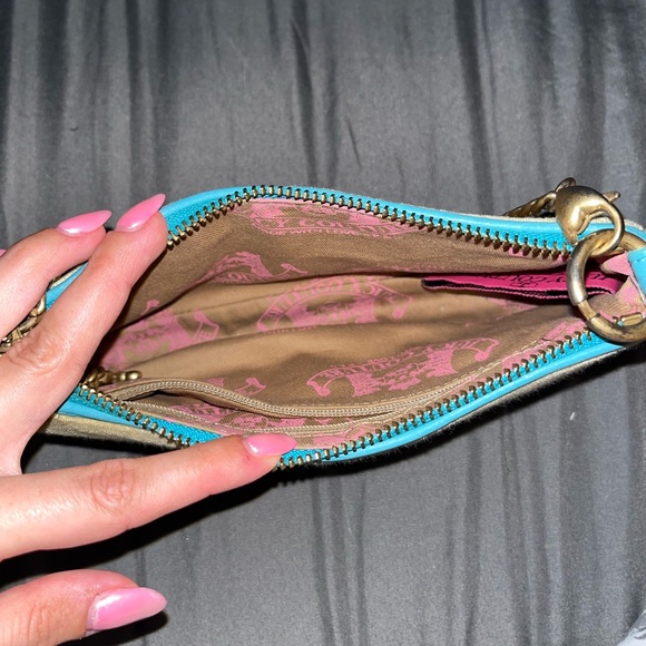 Rare vintage juicy couture blue and yellow purse - Picture 4 of 5